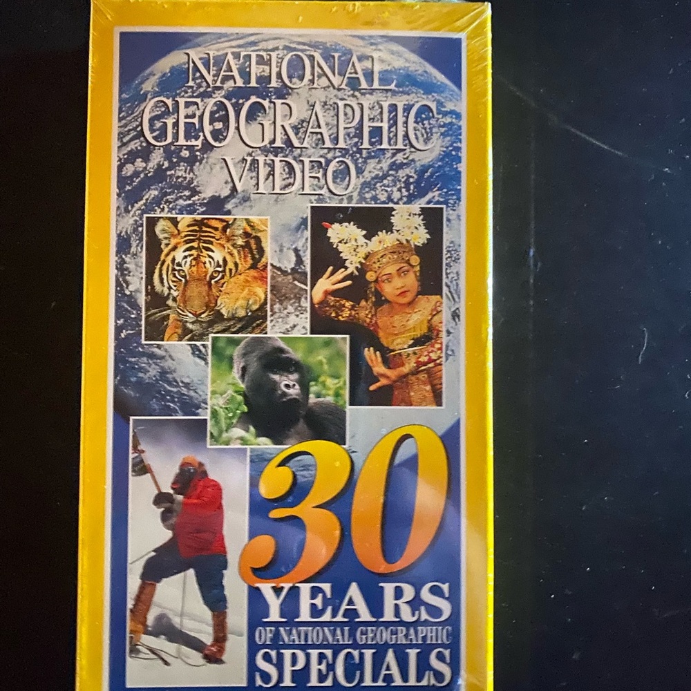 National Geographic 30 Years of Specials Video - NEW Unopened VHS Video
